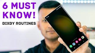 6 MUST Know Bixby Routines For Samsung ULTRA Phones! (& Any Samsung Phones)