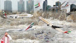 Dubai rain today! Due to heavy rain biggest flood submerged cars ! UAE flooding today 2024