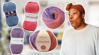 Budget Friendly LUXURY??!! Yarn Snob Reviews SIRDAR YARNS