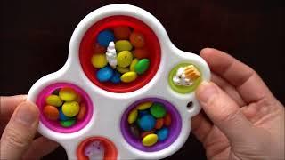 Rainbow M&M Pop it Fidget Toys, Make & Play DIY Pop it Fidget video