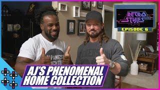 AJ STYLES' PHENOMENAL HOUSE OF RETRO VIDEO GAMES! - Retro Styles #6