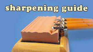 Quick and Easy Pen Chisel Sharpening Guide!