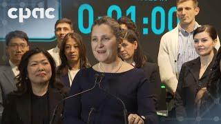 Minister Chrystia Freeland on pension funds, Trump’s tariff threat – December 13. 2024