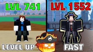 How to LEVEL UP FAST in the Second Sea using FLAME FRUIT in BLOX FRUITS | LVL 741 to 1552