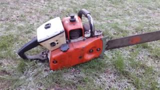 Solo 620 VA AV vintage chainsaw running Motorsäge Kettensäge