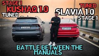 Skoda Kushaq Tuned vs Skoda Slavia Tuned FULL DRAG RACE #best #viral #youtube #skoda #kushaq#slavia