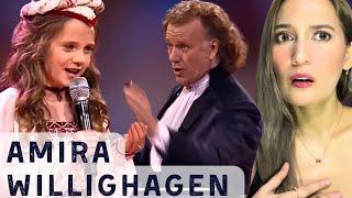 First time reaction to Amira Willighagen |  Andre Rieu | 10 000 People Live!!! | unearthly! 