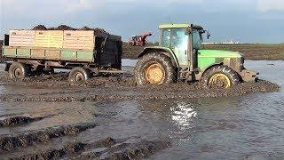 Pływające John Deere'y i tonący w błocie De Wulf ZK II walczą z marchewką (oryginalny dźwięk)