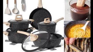 3 RECIPES IN 10 MINUTES WITH THE BEST COOKWARE JUST PERFECT️FOR ALL TYPES OF KITCHEN