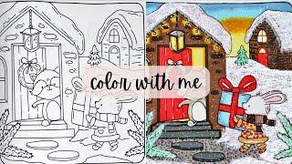 ️ christmas hygge by Coloring Book Cafe // the SNOW method