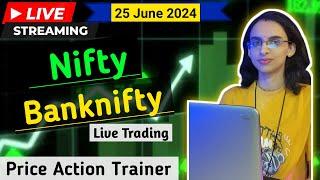 Live Trading Nifty Banknifty  | 25 June #livetrading #trading #balrajtradingtech
