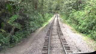 Perurail train from Machu Picchu to Ollantaytambo, Peru Tuesday September 10, 2013.