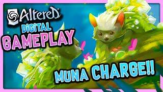 Go Wide and CHARGE!! with Muna! | Altered TCG Digital Gameplay