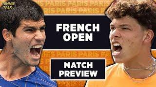 Alcaraz vs Shelton | French Open 2025 | Tennis Talk Preview