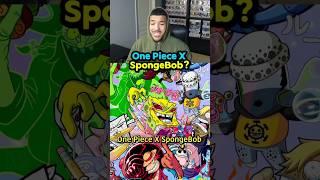ONE PIECE X SPONGEBOB GOES CRAZY  (Art By: Percodine) #shorts