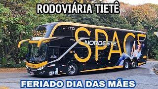 ATÉ O NOVO BUSSCAR VOLVO DA PENHA APARECEU ! MOVIMENTO DE ÔNIBUS NA RODOVIÁRIA TIETÊ ( SP) - FERIADO