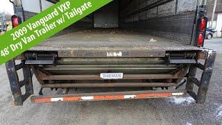 2009 Vanguard VXP 48' Tandem Axle Dry Box Trailer - TRO 1126244