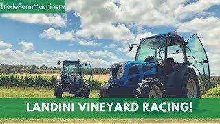 Racing Landini tractors in a winery + in-depth review!