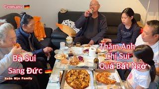 BÀ SUI BAY TỪ VIỆT NAM QUA ĐỨC THĂM ANH CHỊ SUI , ANH CHỊ SUI QUÁ BẤT NGỜ CÁI KẾT MẸ CHỒNG NÀNG DÂU