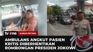 Ambulans di Kalteng yang Membawa Pasien Diberhentikan Rombongan Jokowi | Kabar Petang tvOne