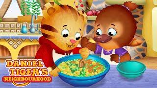 Daniel and Jodi Make Pan-Pans | Cartoons for Kids | Daniel Tiger