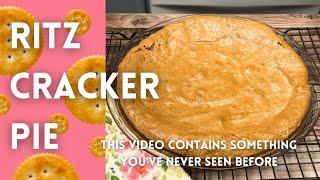 Ritz Cracker Pie | Amish Recipe Collaboration | Ginger Snap Kitchen