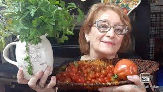 tomates cherry confitados de mi huerta!! imperdibles!! ( La cocina de Lola).