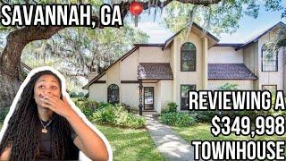 REVIEWING A $349,998 TOWNHOUSE FOR SALE IN SAVANNAH, GA | MOVING TO SAVANNAH | **ZILLOW GONE WILD**