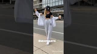 How To Style Sweatpants /Sweatpants Outfits Ideas/ outfit ideas / #shorts #trending #fashion #style