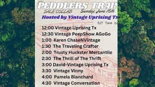 Peddler’s Train Drop Sale - Sunday 6/16 - Pamela Blanchard  4pm EST