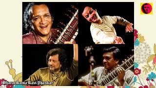 Ravi Shankar & Shubhendra Shankar in Concert | Kumar Bose & Durga Lal | Barbican Centre 1989 HD