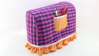 Sewing Machine Cover that you can make with waste Fabric | DIY Sewing Machine Cover | Fabric Reuse