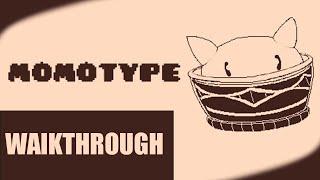 Momotype - creepy and small visual novel. Walkthrough/ No commentary