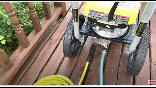 How to connect hoses to your new pressure washer