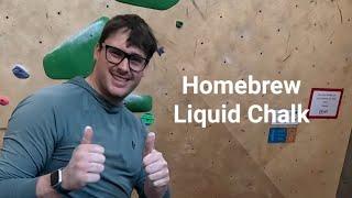 Make Liquid Rock Climbing Chalk