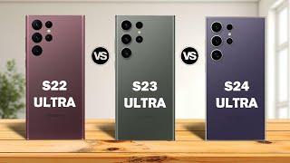 Samsung Galaxy S22 Ultra vs Galaxy S23 Ultra vs Galaxy S24 Ultra - Full Review!