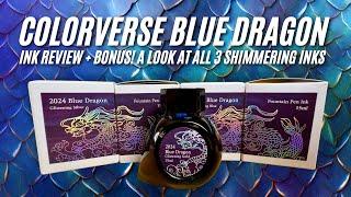 Shading! Shimmer! Vibrance! The Colorverse Blue Dragon Inks