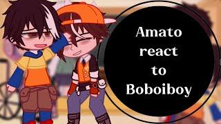 {} Amato react to Boboiboy {} / {} Part 1/2 {} NOT ORIGINAL {}