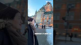 Wanderlust in Quebec City #quebecadventure #oldquebec #canadavlogs