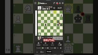 BRUTAL ENDGAME #trending #shorts ##fyp #chess #chesscom #chessgame #chessclub #music #sports #new