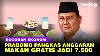 Prabowo Kaji Dana Makan Bergizi Gratis Rp15.000 Dipotong Jadi Rp7.500