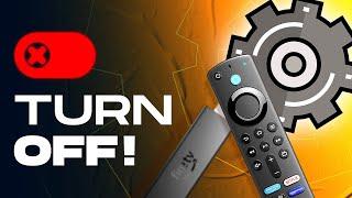 Firestick Settings You Need to Turn Off Immediately