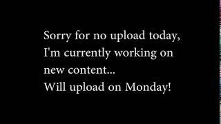 No Upload Today - Friday 8th June 2018