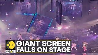 Dancers hurt as a giant screen falls on stage during a mirror concert in Hong Kong | WION