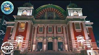 [ Travel Japan ] Osaka, Nakanoshima Park.Retro and Modern Architecture at night. #walking_tour