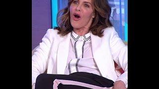 Trinny Woodall flashes her boobs and FAILS to notice