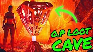 ISLANDS OP LOOT CAVE On Ark Survival Ascended!!!!! Get 6 EASY Loot Crates!