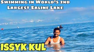 Swimming in The World’s 2nd Largest Saline Lake (Issyk kul Lake Kyrgyzstan ) || Ep #2