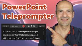 How to use Teleprompter in PowerPoint