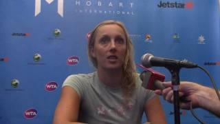 Anastasia Rodionova press conference: Moorilla Hobart International 2012